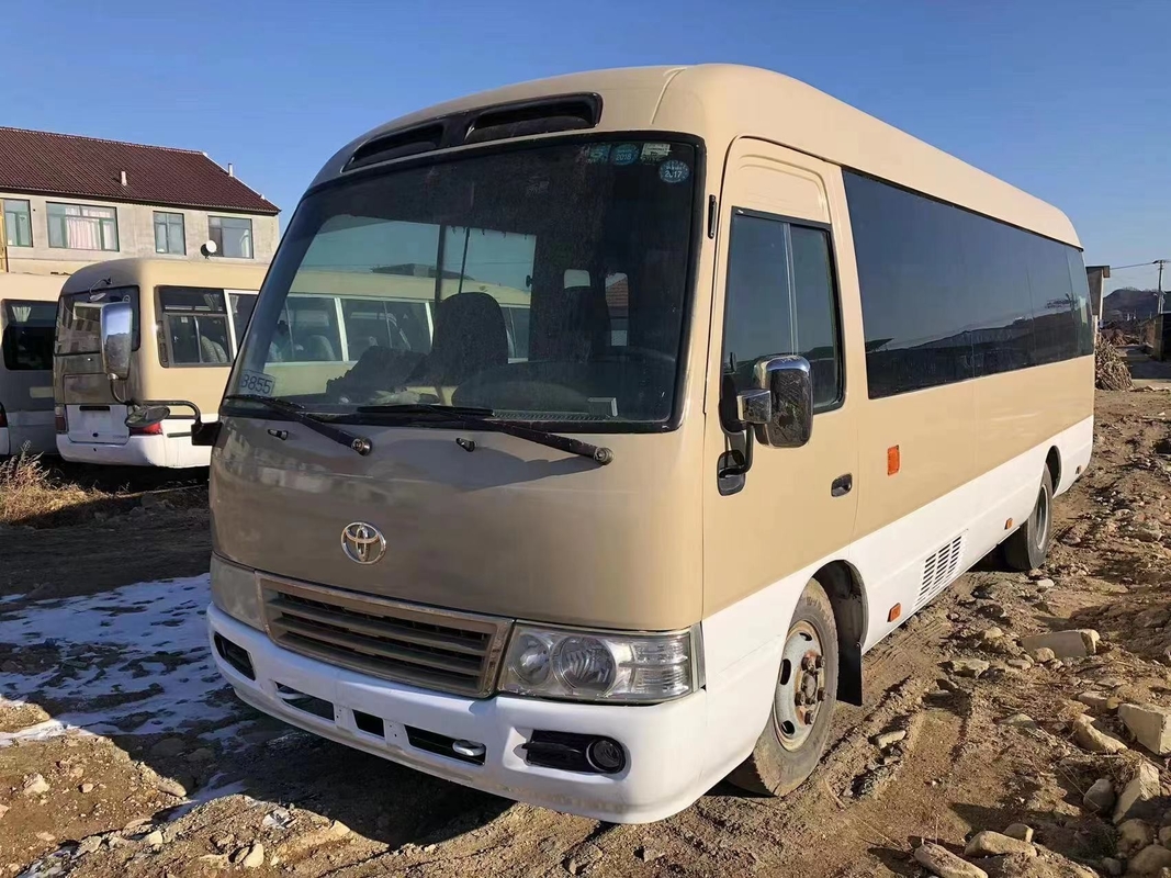 Λεωφορείο 23 ακτοφυλάκων της Toyota Seater Toyota μίνι λεωφορείων 2TR βενζίνης σχολικό λεωφορείο χεριών μηχανών 2$ο