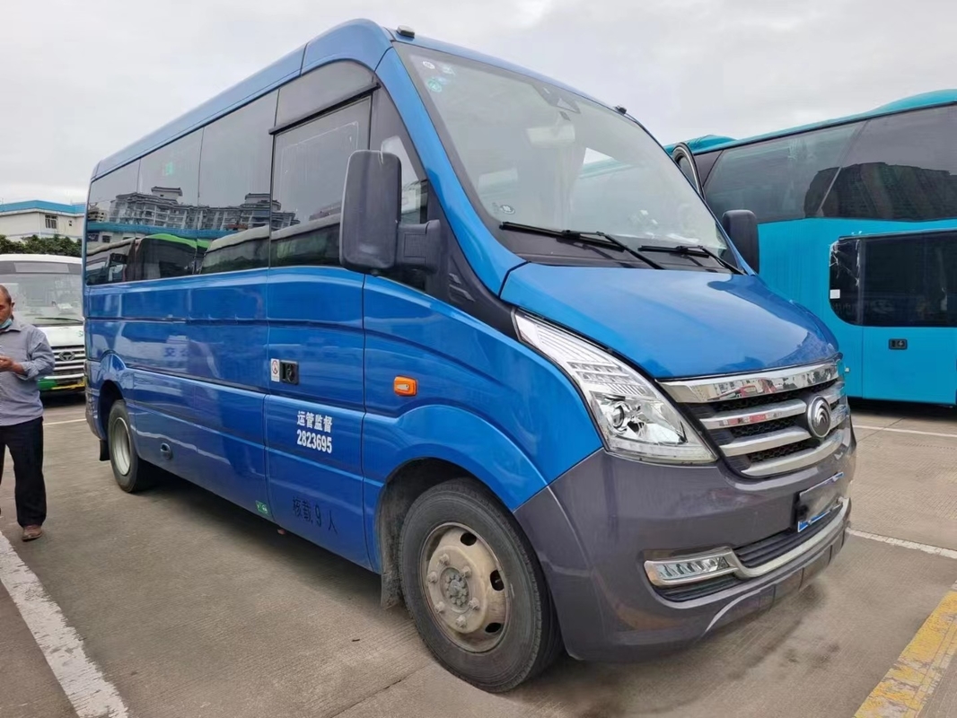 Χρησιμοποιημένο μικρό λεωφορείο 9 Seater χρησιμοποιημένο CL6 μίνι λεωφορείο Yutong diesel 2020 έτους με το κάθισμα πολυτέλειας