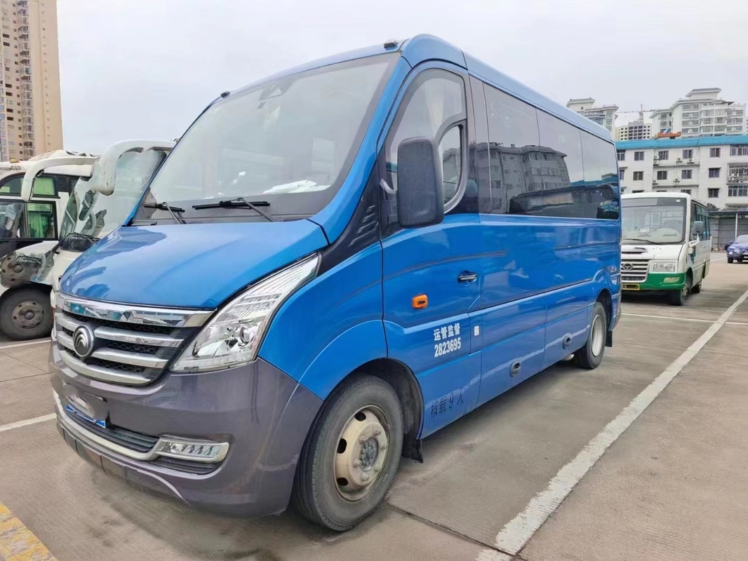 Χρησιμοποιημένο μικρό λεωφορείο 9 Seater χρησιμοποιημένο CL6 μίνι λεωφορείο Yutong diesel 2020 έτους με το κάθισμα πολυτέλειας