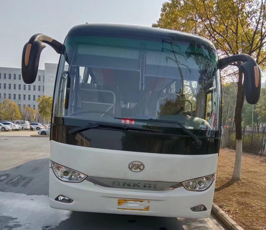 Το λεωφορείο από δεύτερο χέρι χρησιμοποίησε τη μηχανή 50 διπλές πόρτες Ankai HFF6129KDE5 Yuchai λεωφορείων λεωφορείων καθισμάτων
