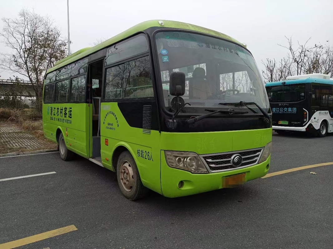 Μίνι λεωφορείο 26 από δεύτερο χέρι Seater μπροστινός χρησιμοποιημένος μηχανή προμηθευτής λεωφορείων 2015 έτους ZK6729