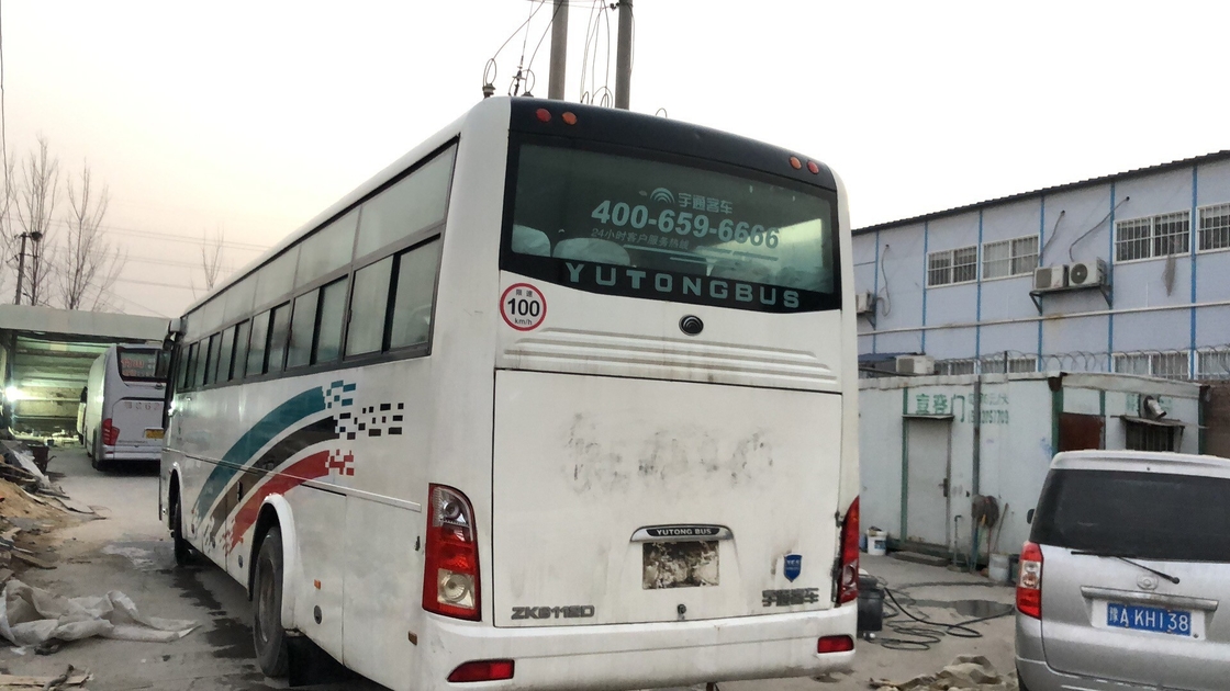 Μπροστινή μηχανή 53 λεωφορείων τουριστών από δεύτερο χέρι χρησιμοποιημένο καθίσματα γλιστρώντας παράθυρο λεωφορείων ZK6112D Yutong