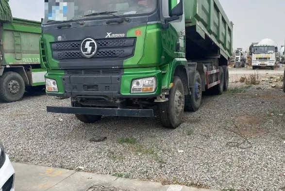 Χρησιμοποιημένο εμπορικό φορτηγό απορρίψεων από δεύτερο χέρι SHACMAN D'LONG X3000 μηχανών φορτηγών 8×4 430hp Weichai