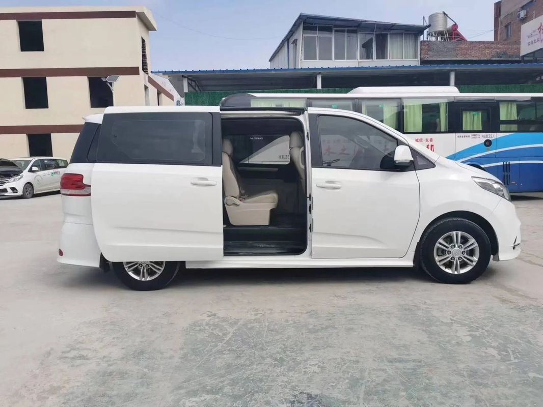 Το χρησιμοποιημένο 8 Seater όχημα 5 σκοπού μικρών λεωφορείων πολυ μετρά την μπροστινή μηχανή 4 MAXUS SH6525 πόρτες