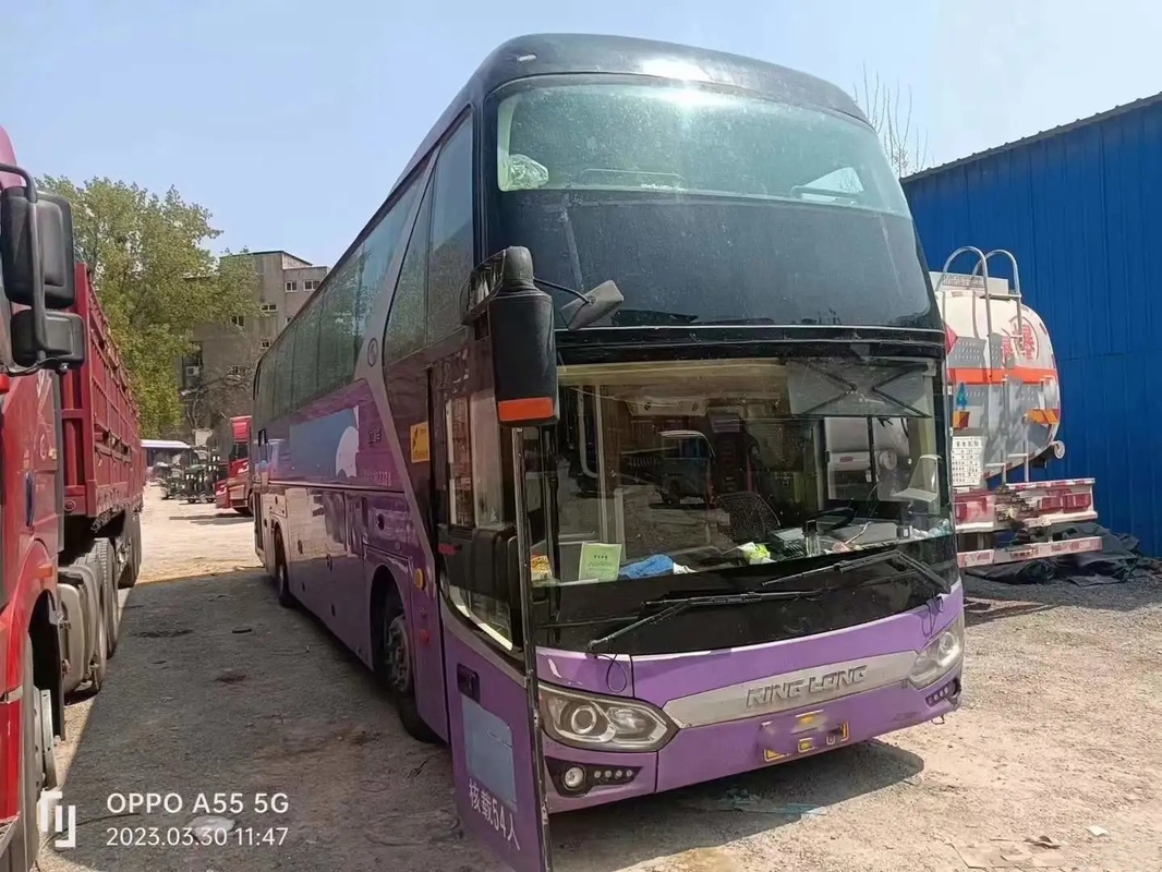 Χρησιμοποιημένη αναστολή 54 ενιαία πόρτα Kinglong XMQ6119 αερόσακων μηχανών Weichai τουριστηκών λεωφορείων κλιματιστικών μηχανημάτων καθισμάτων