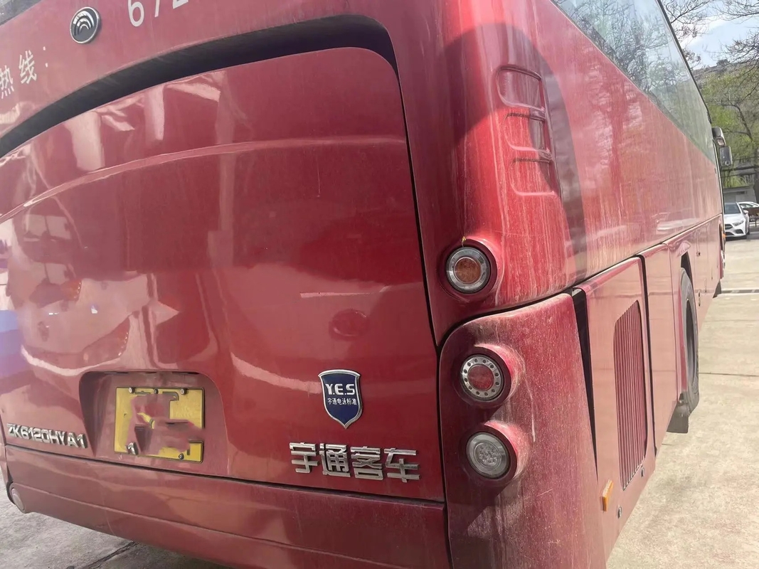 ΕΥΡΩ IV 55 καθίσματα 12 μέτρα μακρύ λεωφορείο ZK 6120 χρησιμοποιημένων λεωφορείων και επιβατηγών οχημάτων Yutong κλιματιστικών μηχανημάτων μηχανών Yuchai