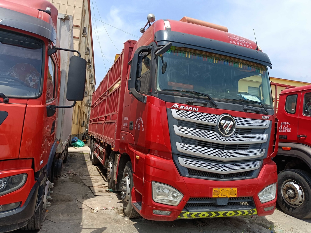 το 2$ο φορτηγό 12 χεριών μετρά το μακρύ diesel μηχανών 8×4 Drive φορτηγό φρακτών Foton έτους Drive το 2020 τρόπου αριστερό