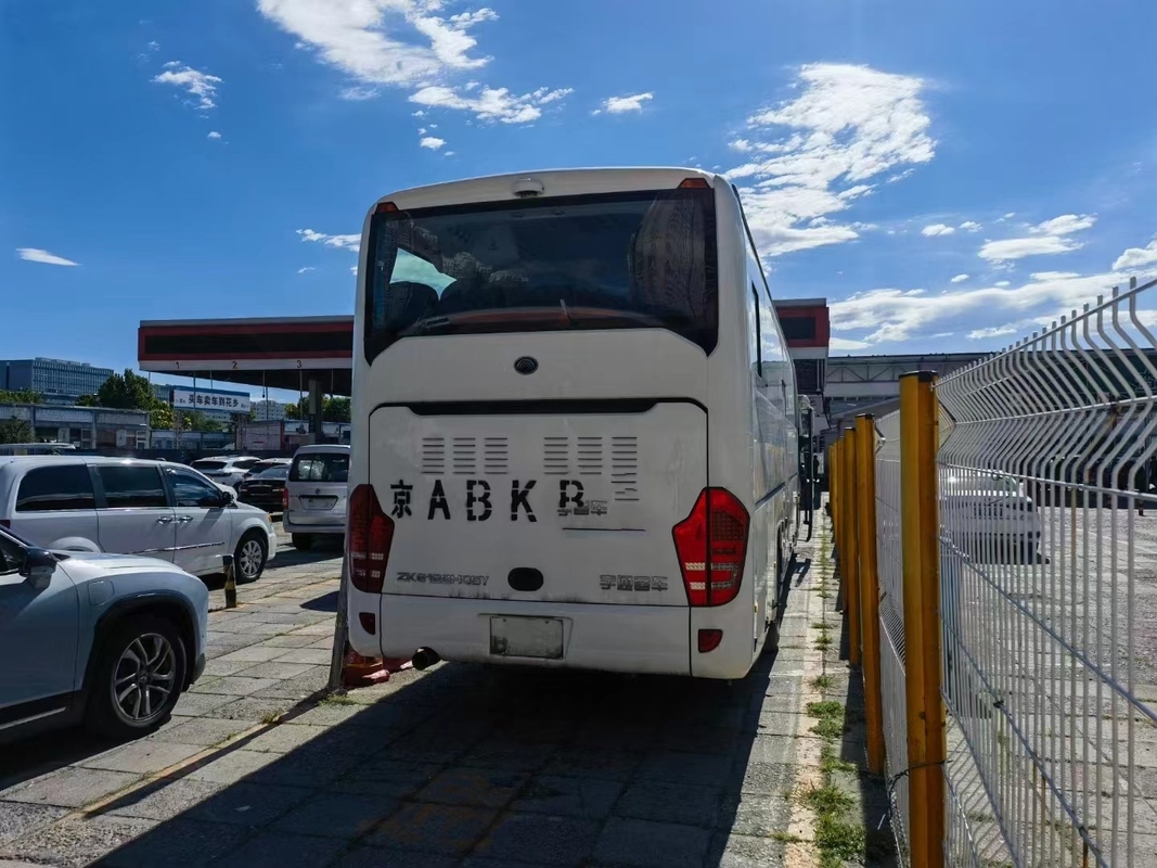 Το νέο άσπρο χρώμα 53 καθίσματα 12 λεωφορείων ZK6112 Tong μετρά το μακρύ Weichai μηχανών 336hp λεωφορείο λεωφορείων χεριών κλιματιστικών μηχανημάτων 2$ο