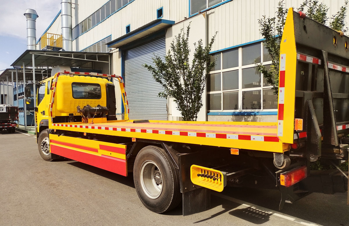 Χρησιμοποιούμενα φορτηγά εργασίας 4×2 λειτουργία οδήγησης 230hp Foton Wrecker φορτηγό επίπεδη στέγη
