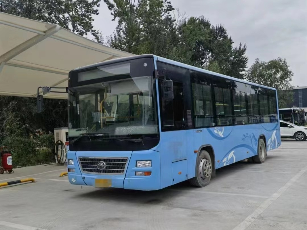 Βάση προς πώληση μεταχειρισμένο λεωφορείο πόλης κινητήρας CNG 31/81 θέσεις 11,5 μέτρα μήκος Youngtong λεωφορείο