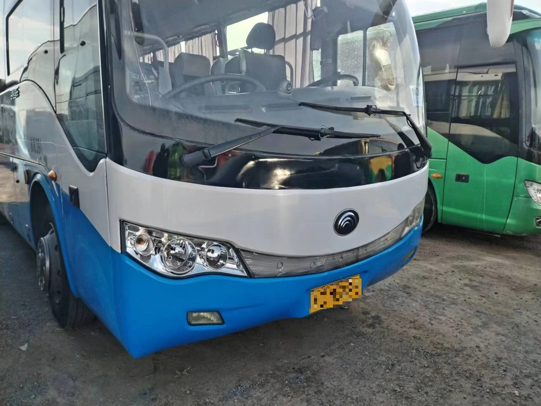 Youngtong 39 θέσεις Χρησιμοποιούμενο λεωφορείο ZK6879 φύλλο άνοιγμα μονόθυρο Καλό A / C