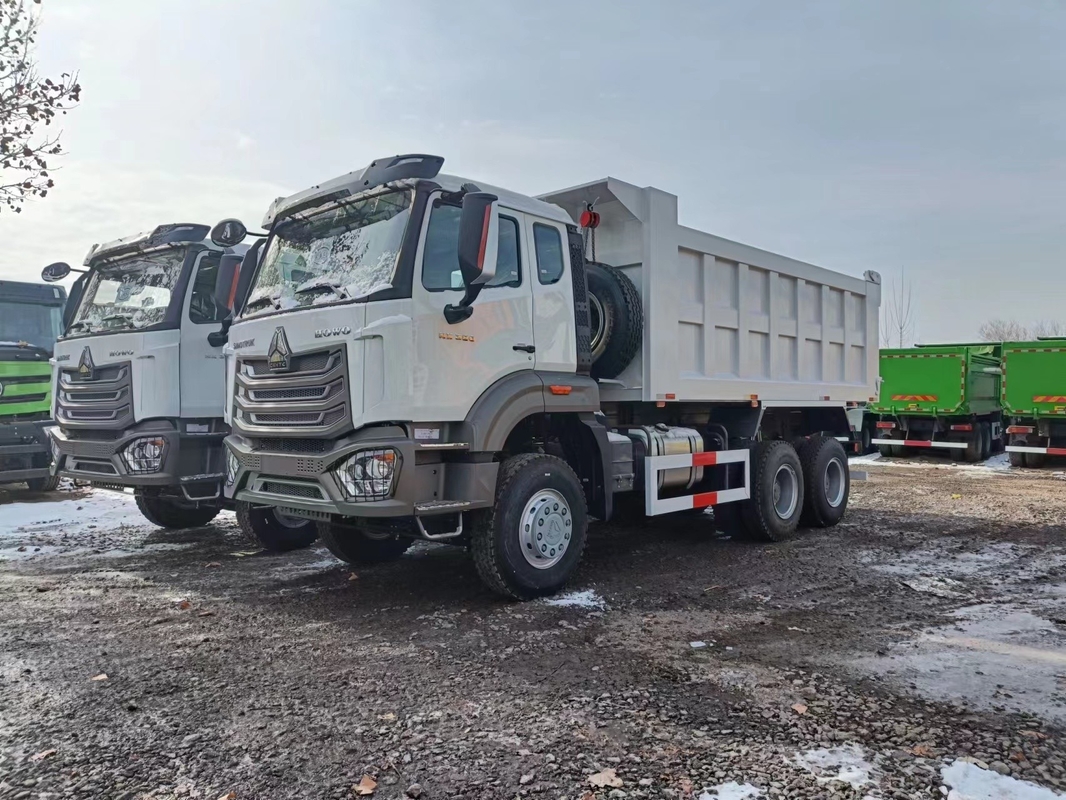 Χόου Νταμπ Τρακ 6x4 Νέος κινητήρας Weichai 400hp Single and Half Cab Spring Leaf LHD/RHD