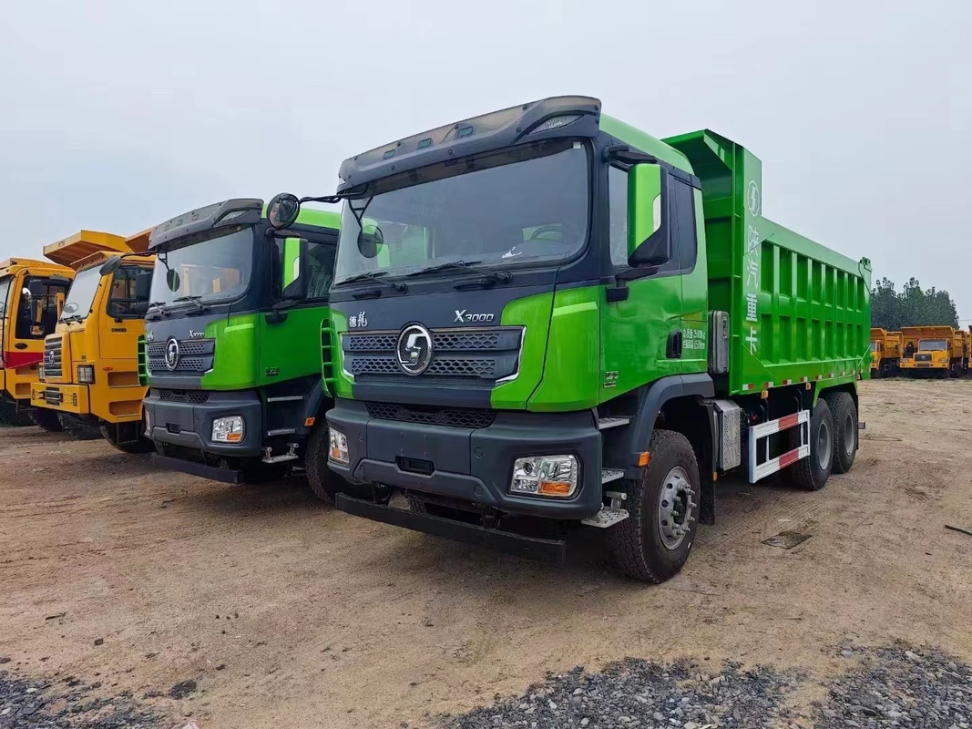 Φορτηγό 40t Χρησιμοποιούμενο Shacman 6×4 X3000 Dumper Heavy Duty 375hp Weichai 2021 Έτος