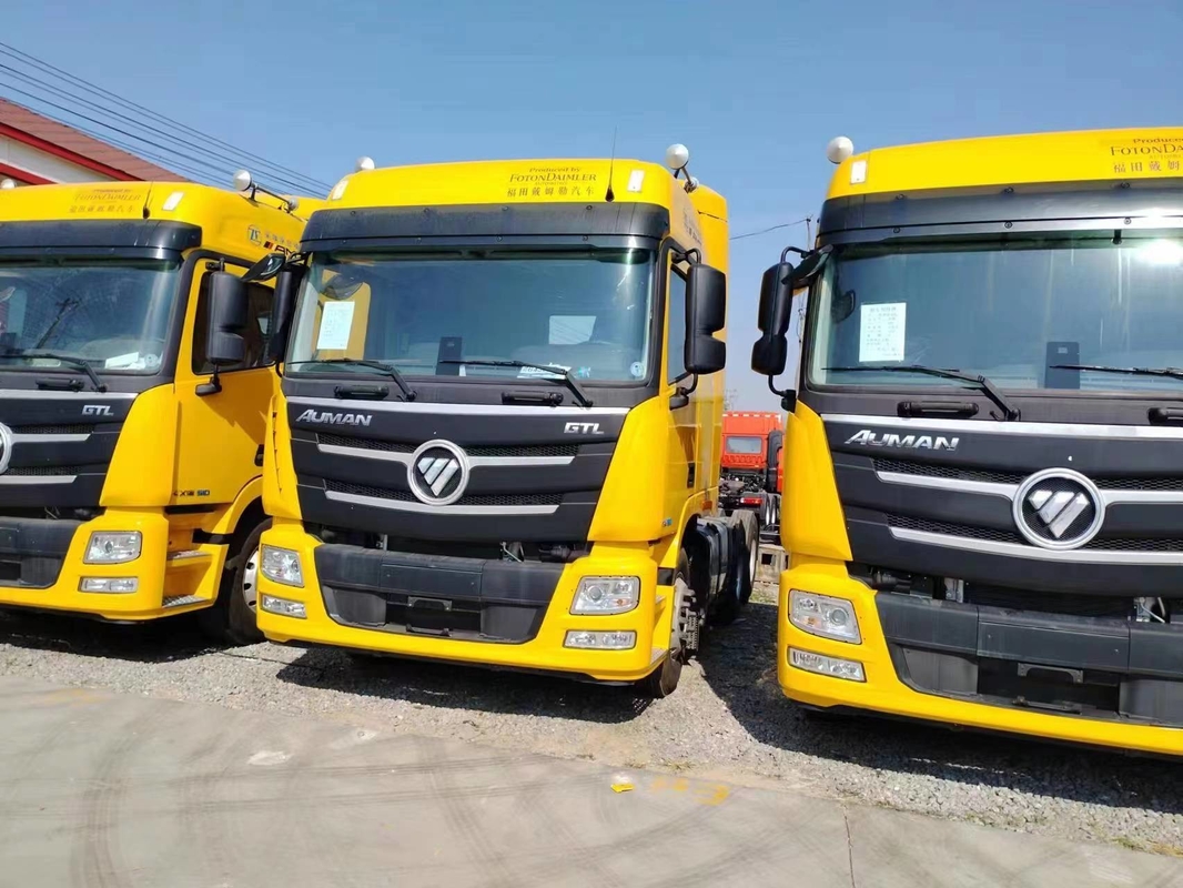 Νέο Τρακτέρ Τρόκ 6*4 Foton GTL Horse 510hp Κίτρινο χρώμα 10 ελαστικά αυτόματα 2021 έτος