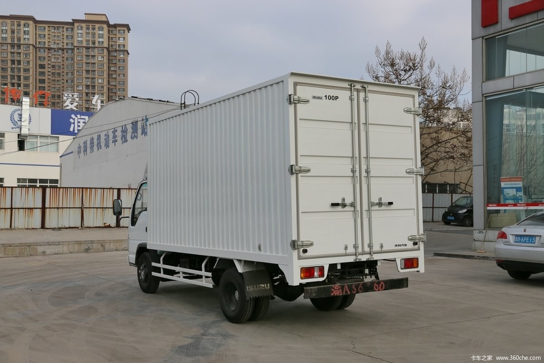 15 τόνων φορτηγό Euro 4 Isuzu 4×2 φορτηγό φορτηγό φορτηγό 6 ελαστικών πολυφυλλών 35 κυβικά κουτί