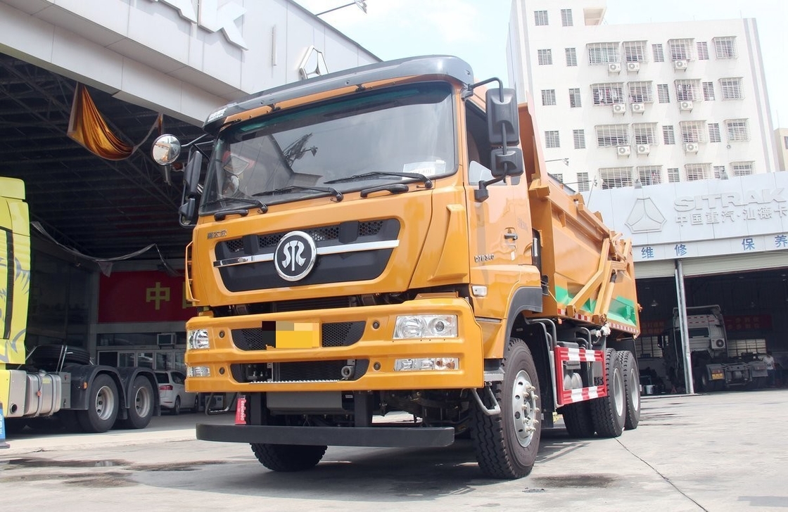 Σινο Truck Νέο αστικό κτίριο Κατακερματισμένα 6*4 Τρόπος οδήγησης 10 Τεχνη χαμηλή οροφή Αριστερή οδήγηση