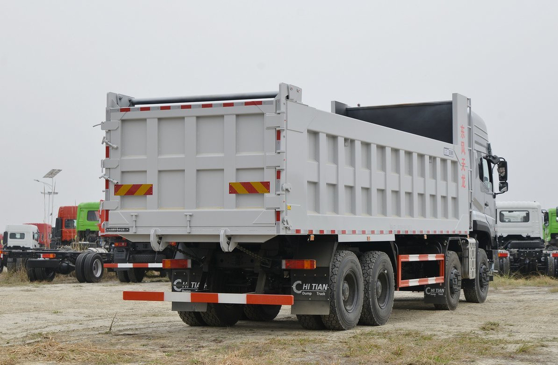 Τελαρίνο για σκουπιδιά για πώληση Dongfeng 8×4 Tipper 600hp Cummins Μηχανή 6 κυλίνδρων Εγχειρίδιο