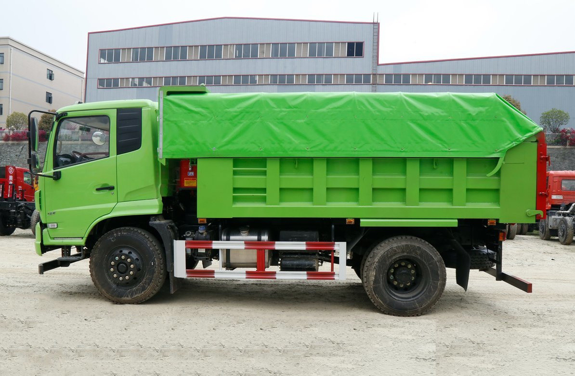 Χρησιμοποιούμενα φορτηγά μικρού τύπου 4*2 Dongfeng Dump Truck Tianjin Single Cab Loading 10 τόνων