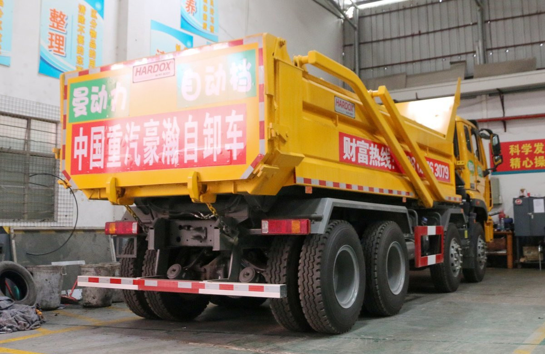 Χρησιμοποιημένο φορτηγό Howo Tipper Sinotruck 8*4 Hohan 350hp Ενίσχυρος κινητήρας 12 τροχών Οδική μεταφορά