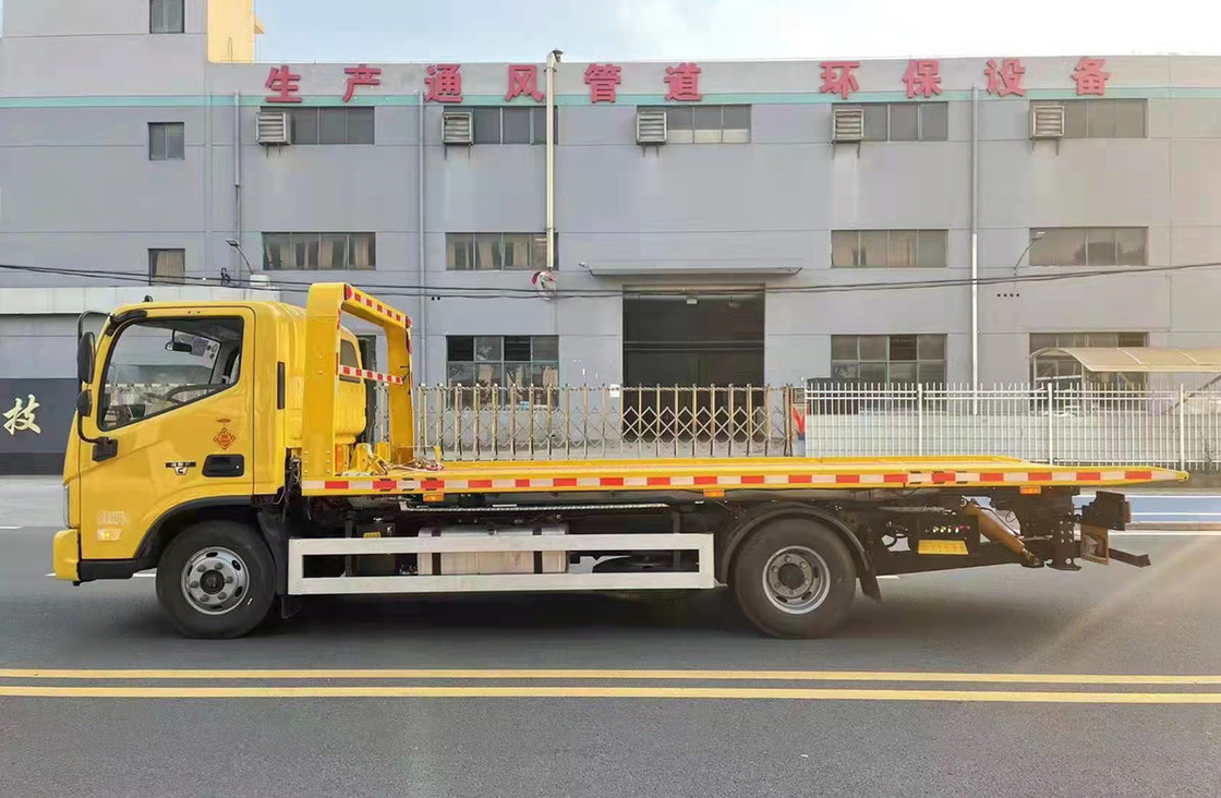 Νέο φορτηγό Wrecker Foton 4 * 2 ρυμουλκούμενο φορτηγό 3800mm τροχοπέδης 3 τόνους χωρητικότητα φόρτωσης