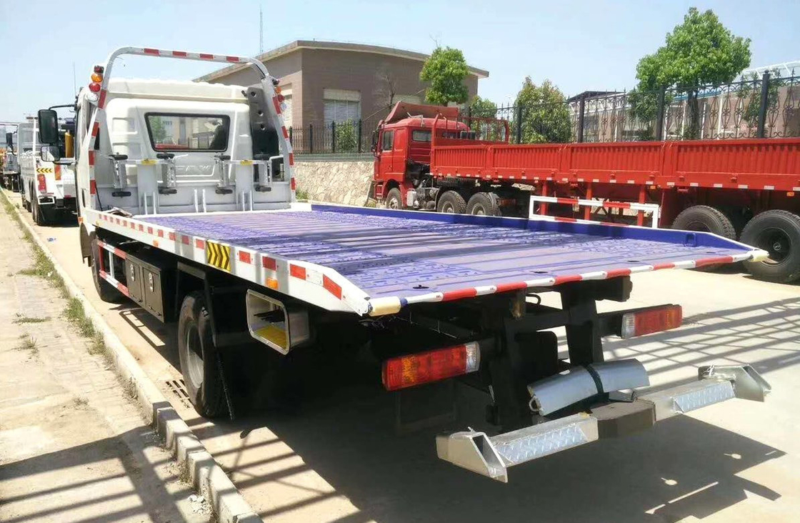 Wrecker ρυμουλκούμενο φορτηγό κρεβάτι FAW J6L μοντέλο μεμονωμένο άξονα 6 τροχούς 160hp φορτίο 3,5 τόνων LHD