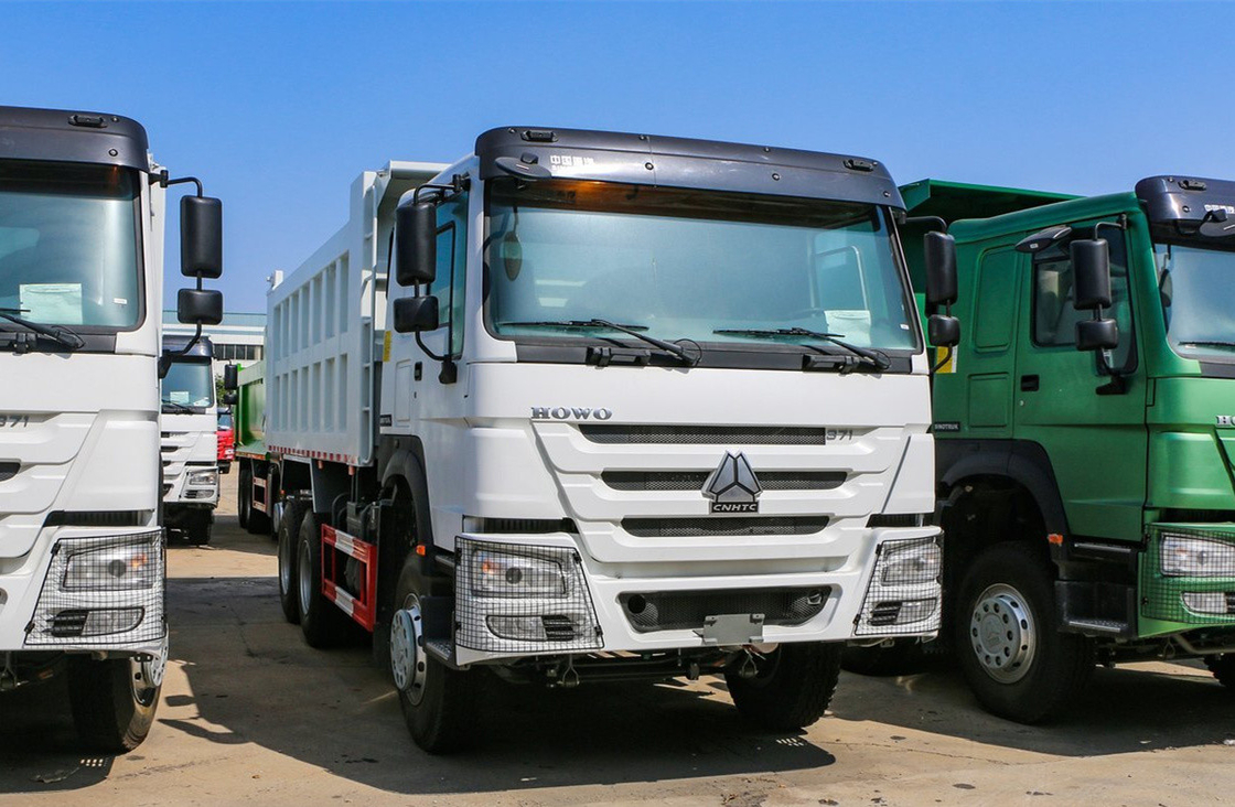 Χρησιμοποιούμενο Sino Truck 6×4 Dump Truck Howo 371hp Euro 3 Χρήση στην Αφρική 6.8 μέτρα μακρύ κουτί