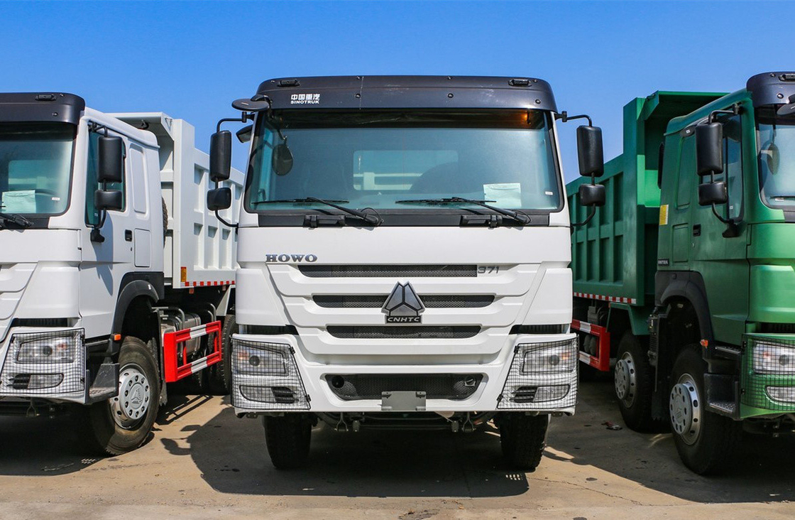 Χρησιμοποιούμενο Sino Truck 6×4 Dump Truck Howo 371hp Euro 3 Χρήση στην Αφρική 6.8 μέτρα μακρύ κουτί