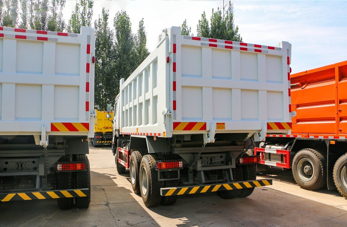 Χρησιμοποιούμενο Sino Truck 6×4 Dump Truck Howo 371hp Euro 3 Χρήση στην Αφρική 6.8 μέτρα μακρύ κουτί