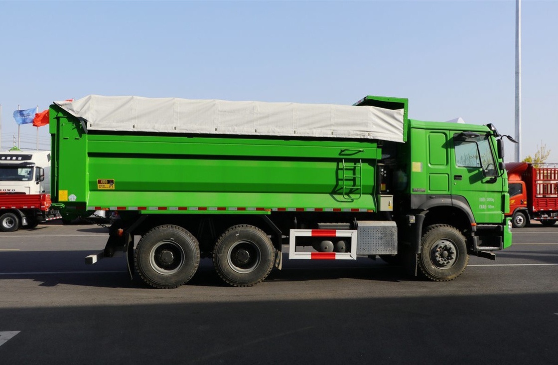 Σινο Truck Moteur 400 Weichai Μηχανή 6×4 Howo Dumper Truck Φελλός Άνοιξη 10 τροχούς Οδική Μεταφορά