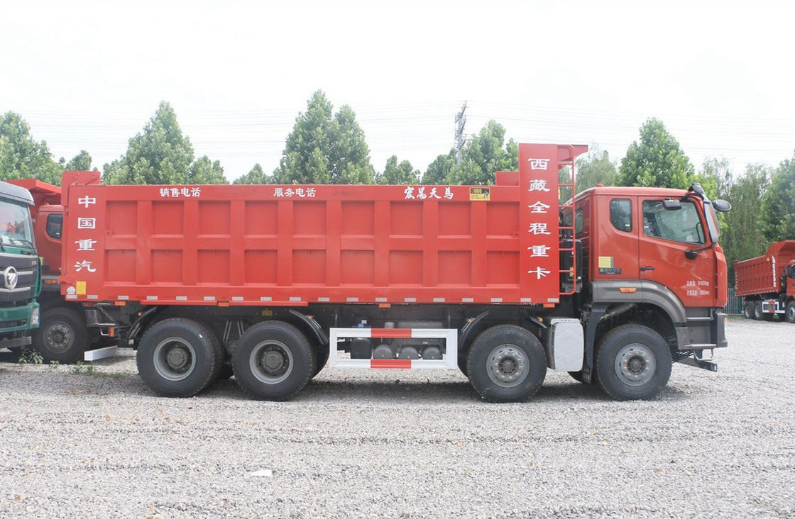 Σινο Truck 60t Ντάμπερ Power Diesel Engine 440hp Hohan Tipper 8×4 Μεταφορές Ορυχείων