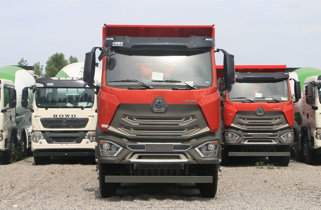 Σινο Truck 60t Ντάμπερ Power Diesel Engine 440hp Hohan Tipper 8×4 Μεταφορές Ορυχείων