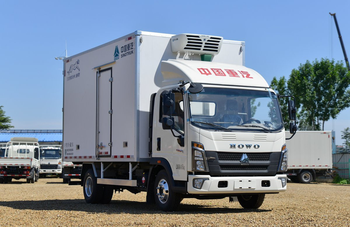 Αγορά ψυγείο φορτηγό Sinotruck Howo 4 * 2 μονό άξονα ψυγείο φορτηγό φορτηγάκι κουτί 20 κυβικά