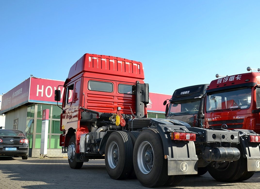 Τρακτέρ Shacman F3000 Καμπίνα υψηλής οροφής 10 ελαστικά Weichai 375hp LHD/RHD Καλή χρήση στην Αφρική