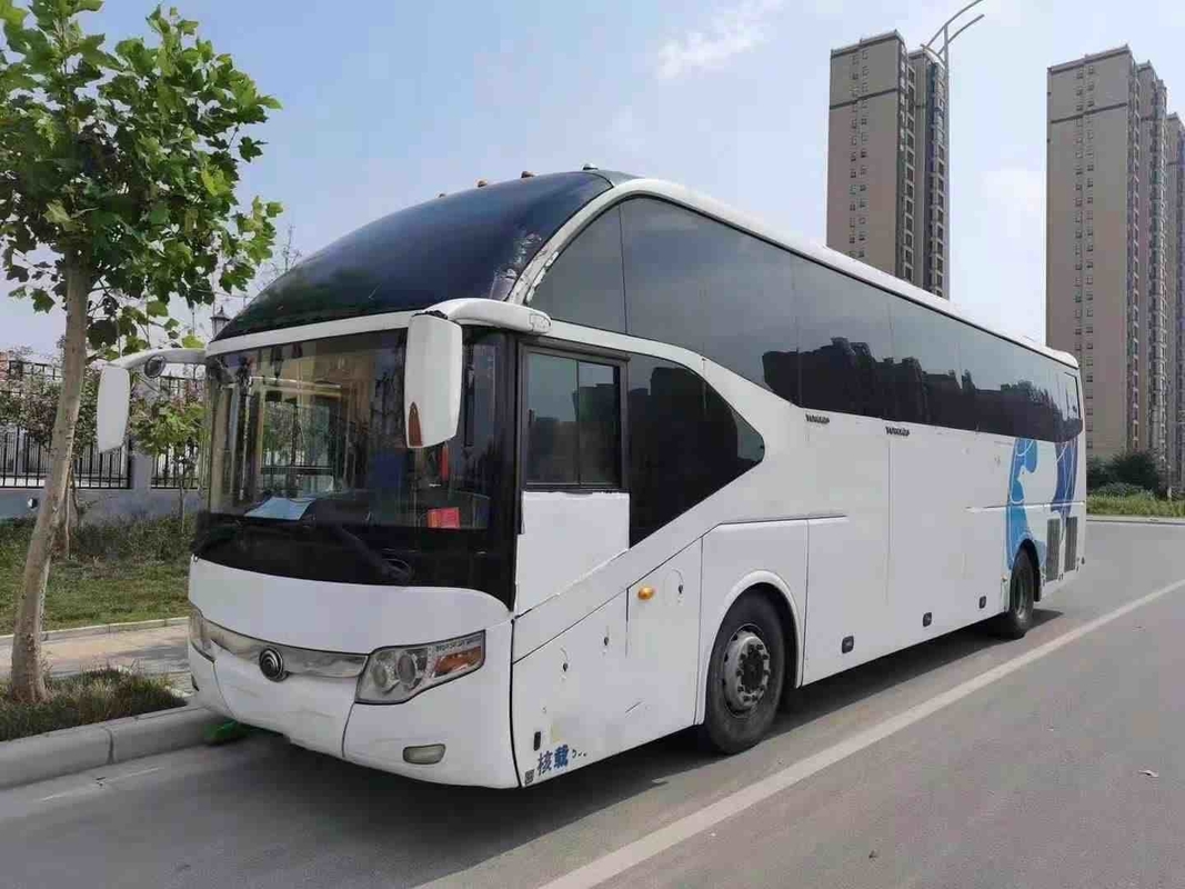 Δεύτερο χέρι Yutong επιβατικό λεωφορείο Zk6122 Μεγάλη χωρητικότητα αποσκευές Weichai κινητήρα 336hp A / C