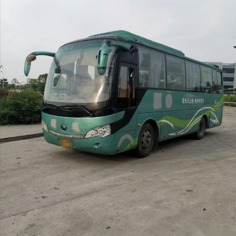 ZK6938H9 Μπλε Χρησιμοποιούμενα λεωφορεία Yutong 39 θέσεις Χρησιμοποιούμενα λεωφορεία ταξιδιού 2010 Έτος Μεγάλη απόδοση