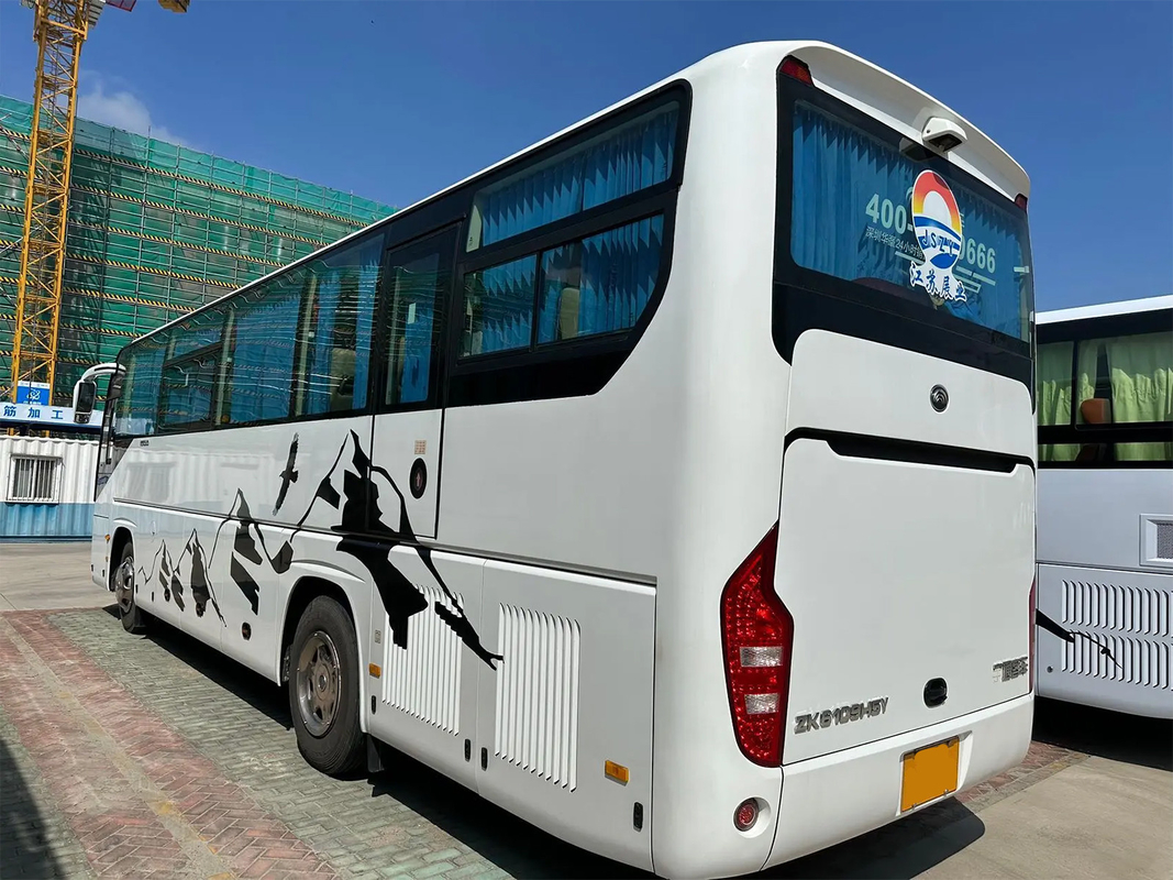 ZK6109 Yutong Χρησιμοποιούμενο επιβατικό λεωφορείο / 49 θέσεις αριστερό οδηγό Εθνικό λεωφορείο πολυτελείας V
