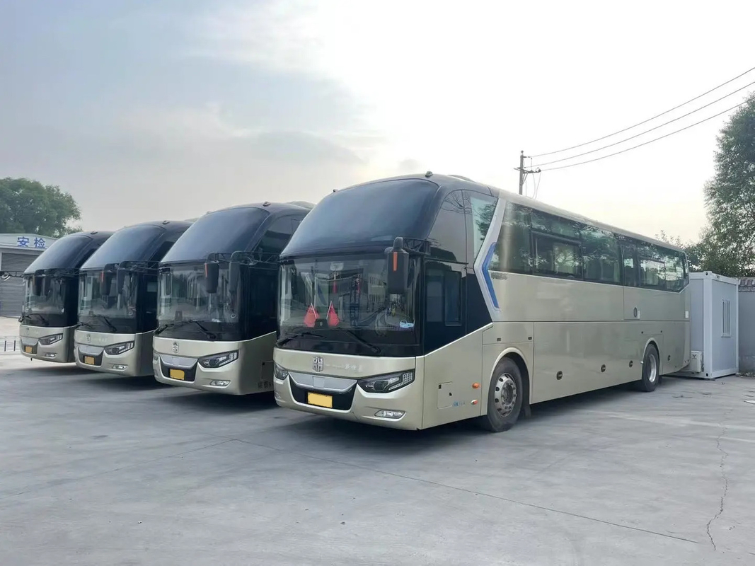 LCK6126 Zhongtong Χρησιμοποιούμενο επιβατικό λεωφορείο 54 θέσεων Διπλής πόρτας Αεροπορικό κάθισμα Μεγάλης χωρητικότητας πολυτελές λεωφορείο