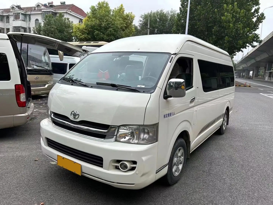 Το Toyota Hiace Electric Μεσαία πόρτα 4 πόρτες 13 θέσεις 2.7L L4 Αυτοκαθαριστικό Λεωφορείο πολυτελείας μεταχειρισμένο