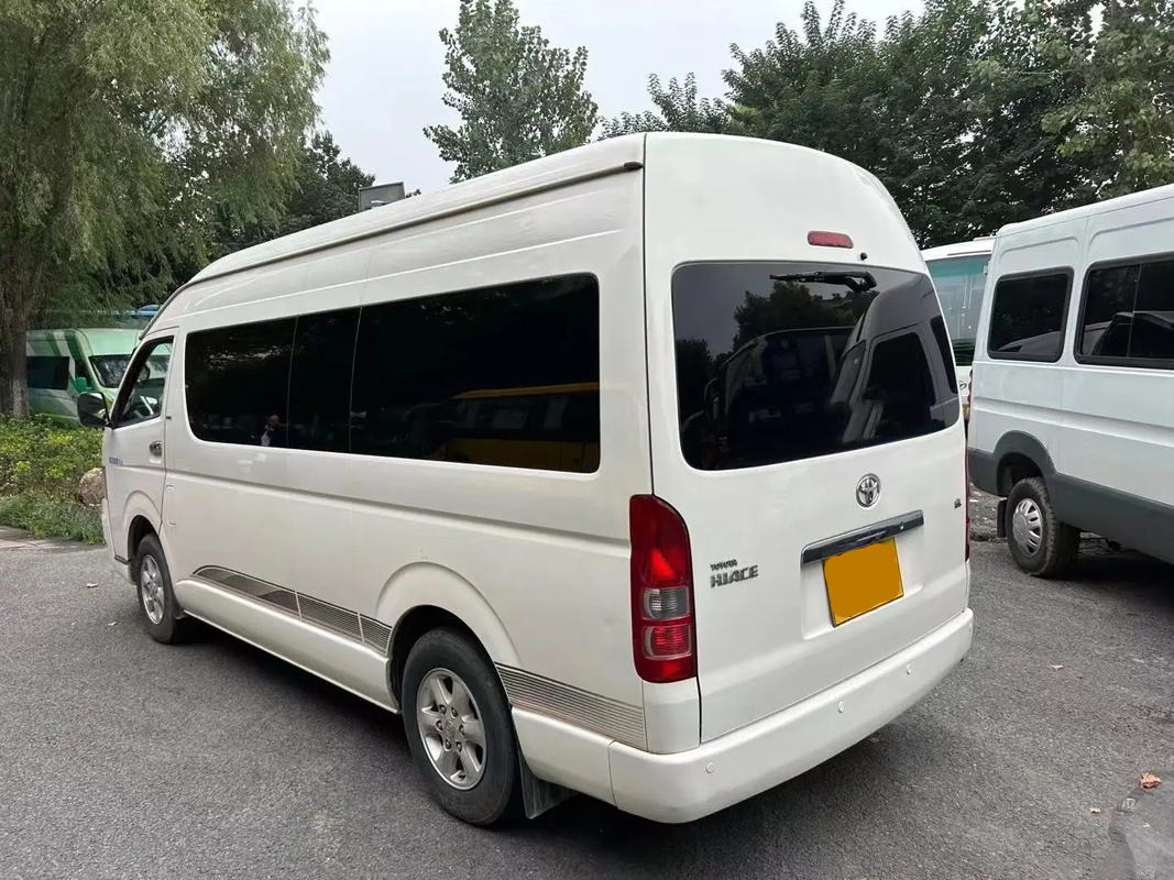 Το Toyota Hiace Electric Μεσαία πόρτα 4 πόρτες 13 θέσεις 2.7L L4 Αυτοκαθαριστικό Λεωφορείο πολυτελείας μεταχειρισμένο