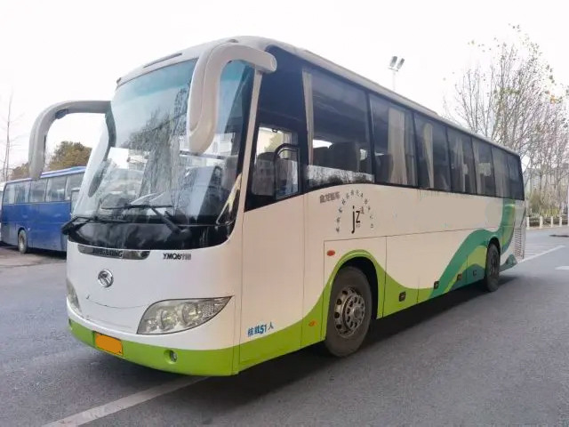 11.5m Euro 4 Ντίζελ με κινητήρα αριστερά οδήγηση King Long 51-θέσιμο μεγάλο μεταχειρισμένο επιβατικό λεωφορείο