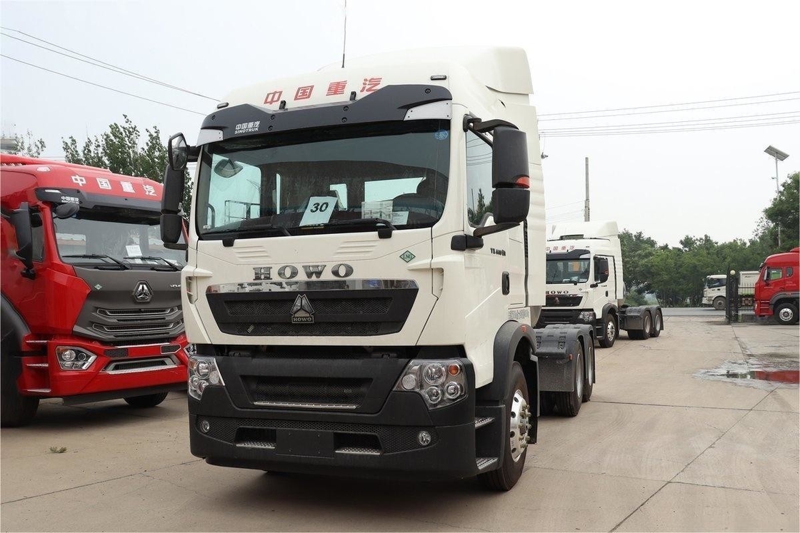 HOWO Μονή σειρά Semi TX βαρύ φορτηγό 440HP 6X4 12gears διπλή κίνηση LNG τρακτέρ Εθνικό VI
