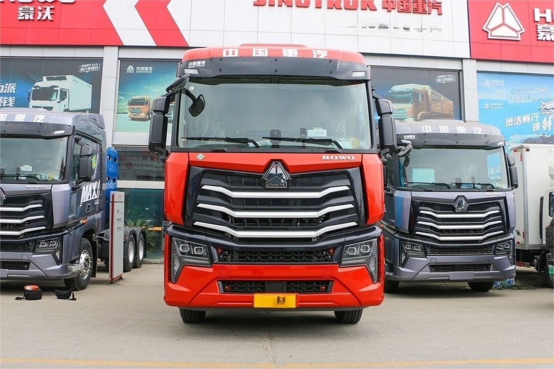 460hp HOWO βαρύ φορτηγό 6X4 CNG πίσω διπλός άξονας πίσω οκτακίνητο ελκυστήρα Εθνικό VI
