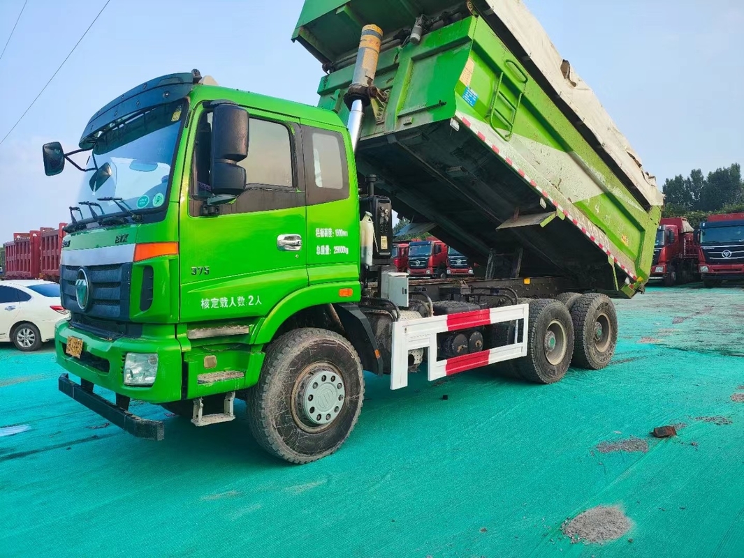 6*4 Καμιόνι Χρησιμοποιούμενο Foton ETX Tipper 2018 Έτος Weichai 375hp Με κουβά τύπου U