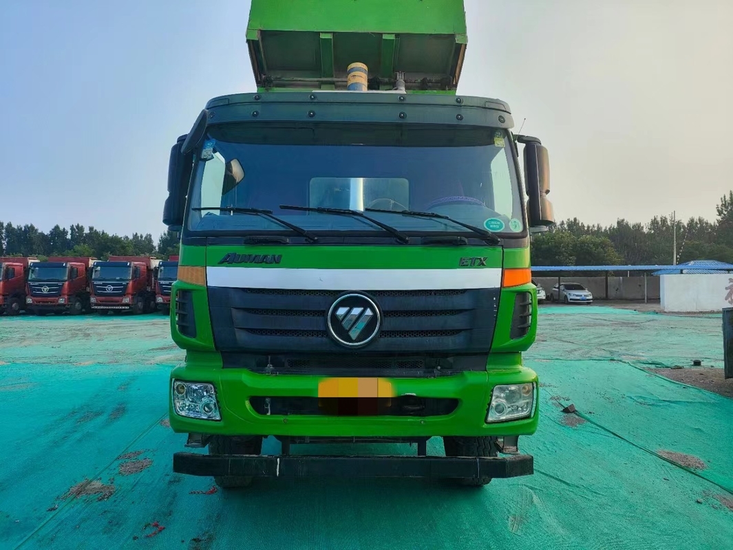 6*4 Καμιόνι Χρησιμοποιούμενο Foton ETX Tipper 2018 Έτος Weichai 375hp Με κουβά τύπου U