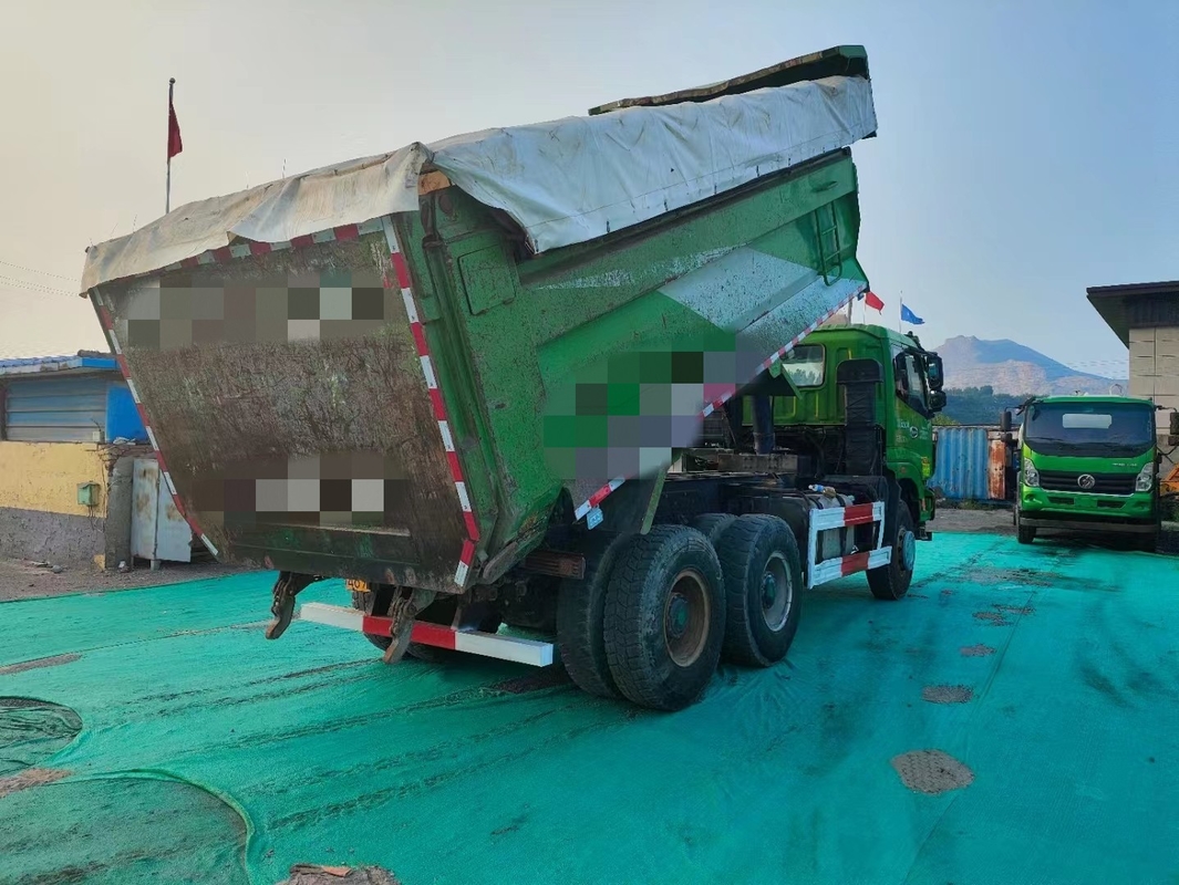 6*4 Καμιόνι Χρησιμοποιούμενο Foton ETX Tipper 2018 Έτος Weichai 375hp Με κουβά τύπου U