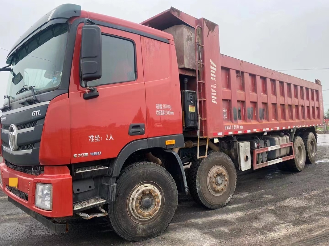 Χρησιμοποιηθέν UK Tipper Trucks Cummins κινητήρας 460hp Foton GTL Dump Truck 2021 Έτος China Truck