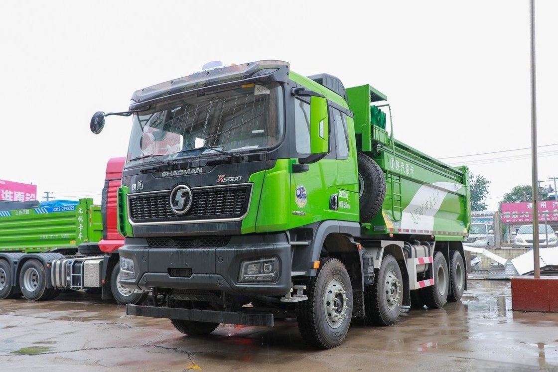 EURO 6 Εκπομπές 430 ίππους 8x4 5,3 μέτρα 15,5 τόνους Weichai βαρύ φορτηγό σκουπιδιών