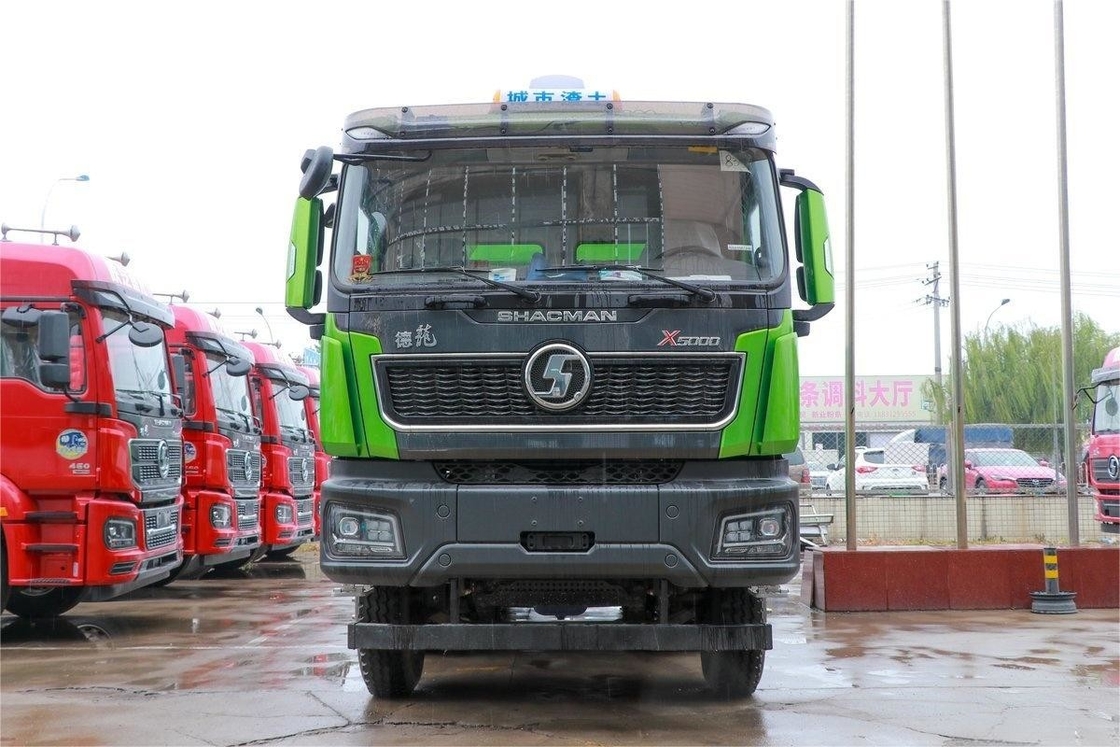 EURO 6 Εκπομπές 430 ίππους 8x4 5,3 μέτρα 15,5 τόνους Weichai βαρύ φορτηγό σκουπιδιών
