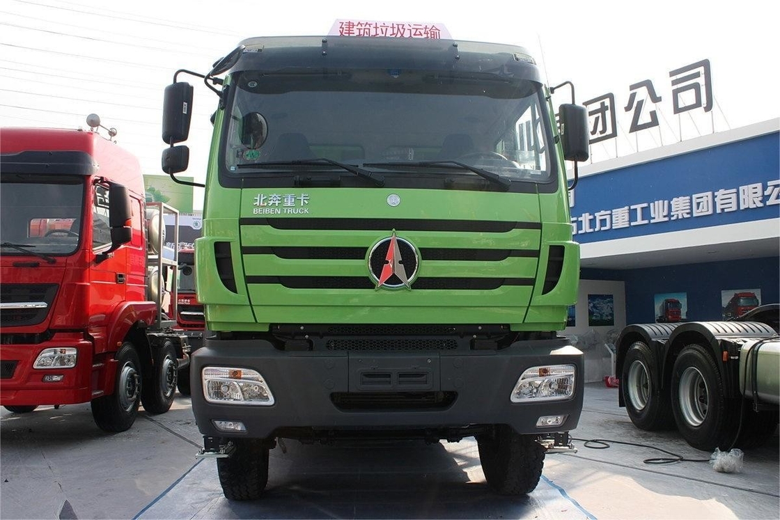 Βεϊμπέν βαρύ φορτηγό 336HP 6X4 5,6m Ντίζελ 12 Γυαλιών U σχήμα φορτηγό με κάλυψη με σανίδα