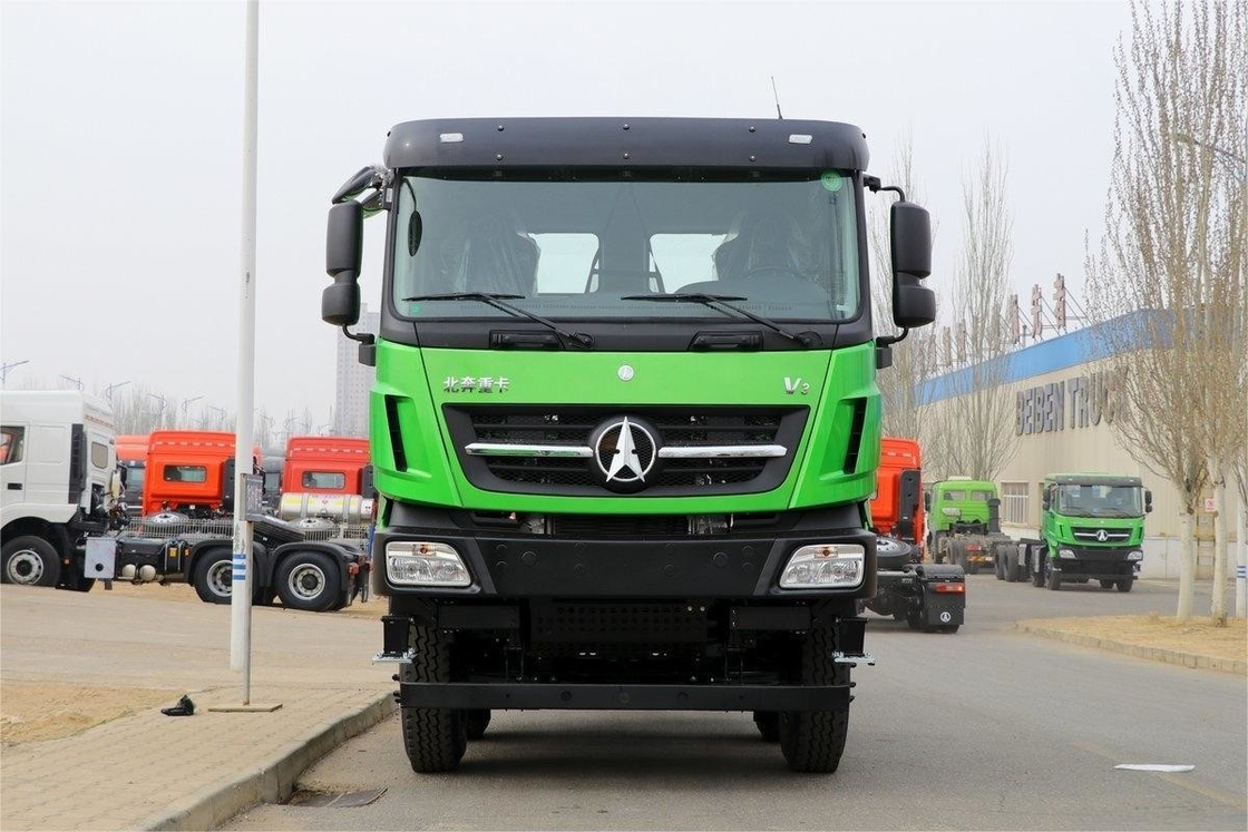 430HP 8X4 6.5m αερόσακο απορροφητικό κάθισμα σε σχήμα U κιβώτιο φορτίου